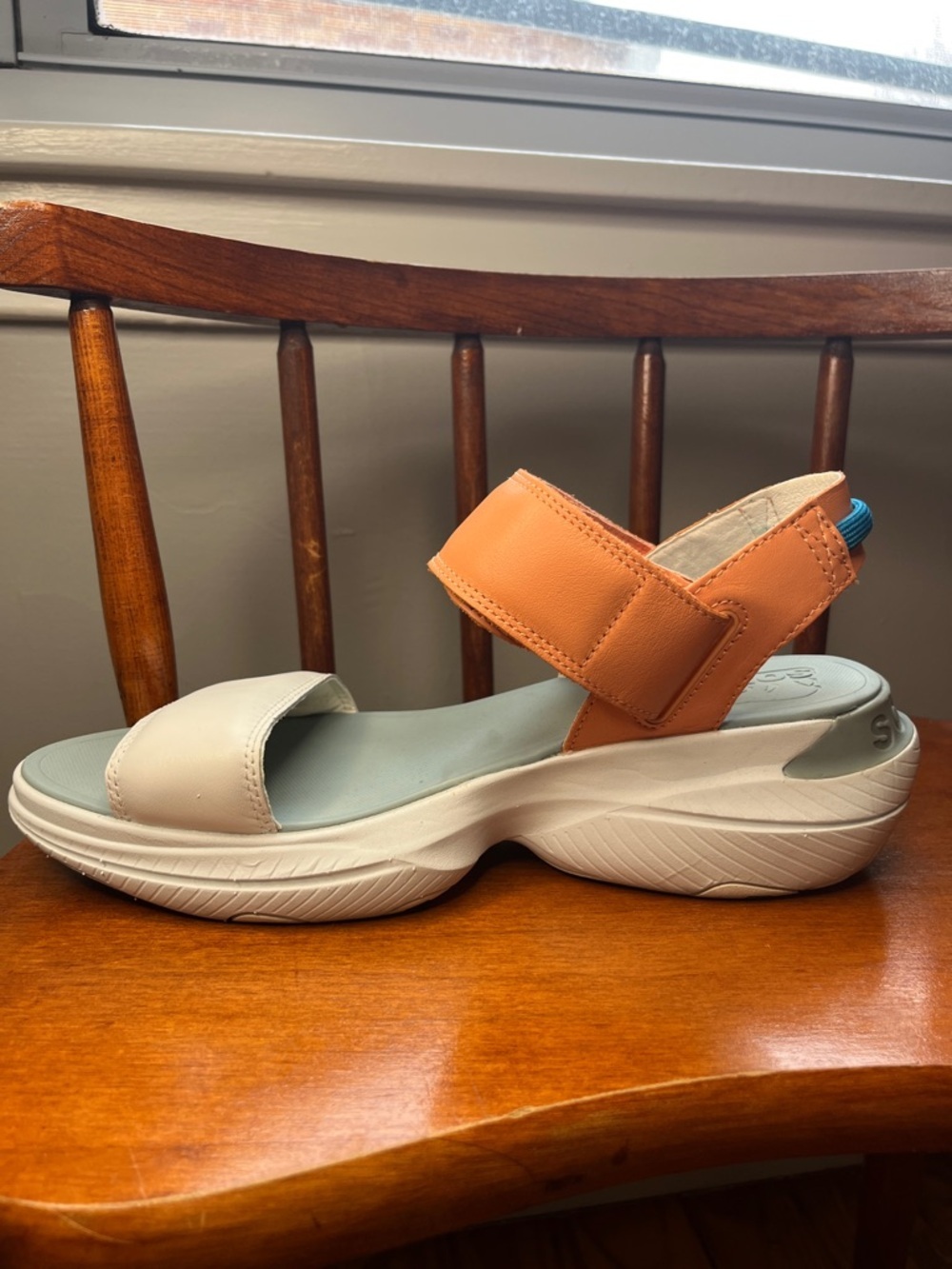 Sorel Women's Explorer Blitz Stride Sandals in the Paradiso/Peach Sea Salt Sz 10 - Picture 5 of 12